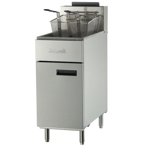 Migali C-F40-NG 40 lb Natural Gas Fryer - 102,000 BTU