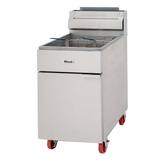 Migali C-F75-NG 75 lb Natural Gas Fryer - 170,000 BTU