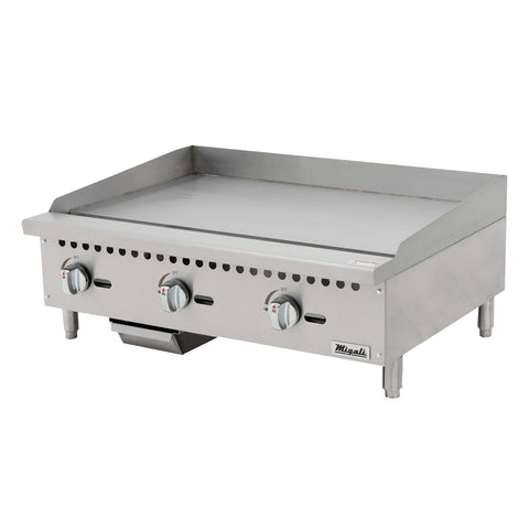 Migali C-G36 36″ Wide Manual Griddle - 90,000 BTU