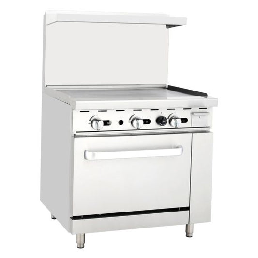 Migali  C-RO-36G-NG 36” Griddle, (1) Oven, Natural Gas