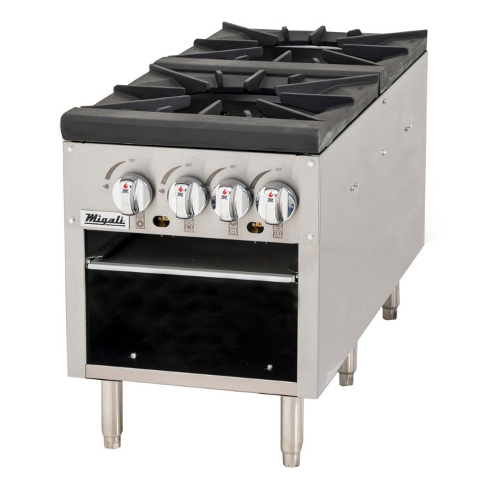 Migali C-SPS-2-18 2 Burner Stock Pot Stove