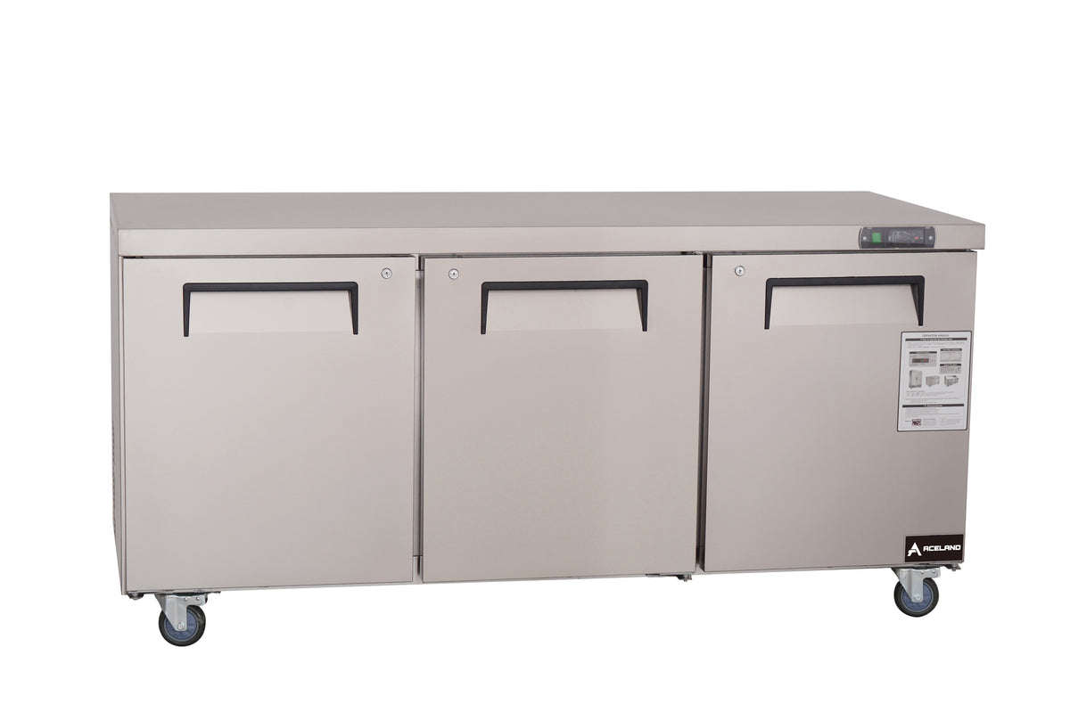 Aceland AUCR-72 72" Under Counter Refrigerator