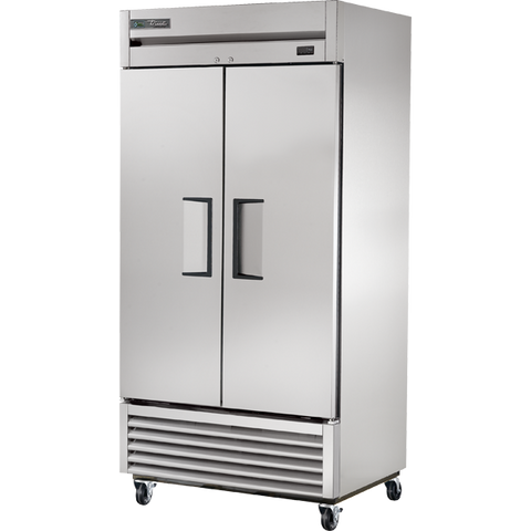 True T-35-HC 39 1/2" Two Section Reach In Refrigerator, (2) Left/Right Hinge Solid Doors, 115v