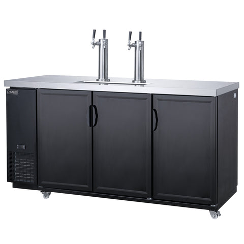 Duker DKB72-M3 Kegerator Draft Beer Cooler | 72" Length