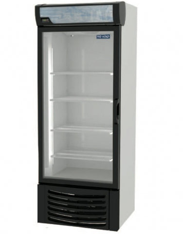Pro-Kold DURF 16W 30.2" One Section Glass Door Freezer Merchandiser in White, 16 cu. ft.