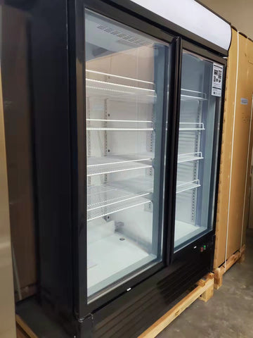 Aceland APR-49BG 54.1" Double Swing Door Merchandiser Refrigerator 43 cu.ft