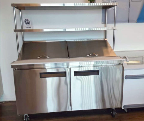 18"x60" Stainless Steel Double Deck Overshelf_DCOS-1862