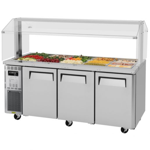 Turbo Air JBT-72-N 70-7/8" Insulated SS Refrigerated Buffet Display Table