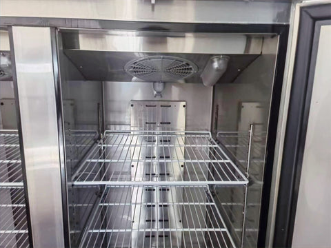 Aceland ARF-48B 48"Reach-in Double door COMBO Refrigerator and Freezer 36 Cu.Ft.
