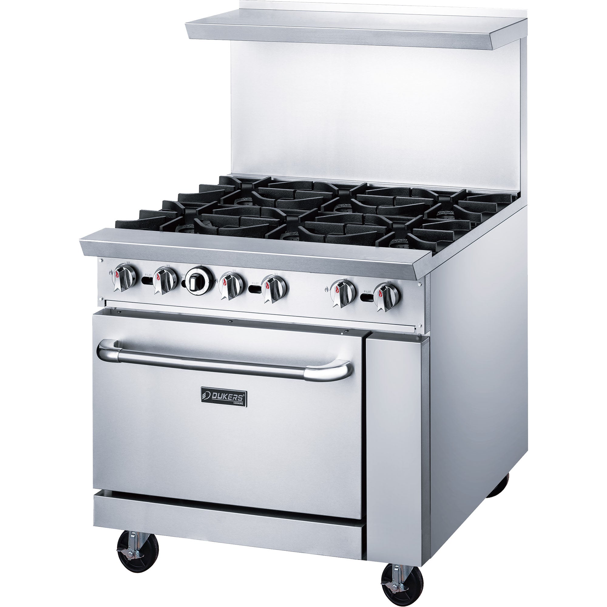Dukers DCR36 6B 36 Gas Range With Six 6 Open Burners Aceland dukers-dcr36-6b-36-gas-range-with-six-6-open-burners-aceland