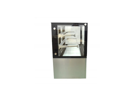 Aceland CW-470 60" Square Glass Stainless Steel Refrigerated Bakery Display Case