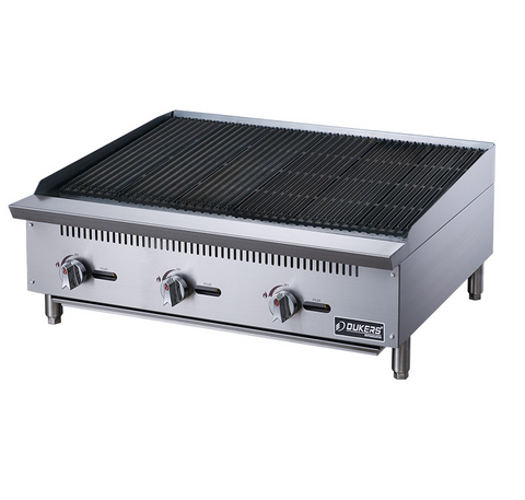 Dukers DCCB36 36 in. W Countertop Charbroiler