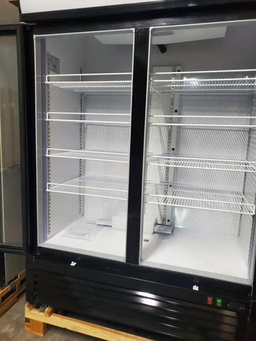 Aceland APR-49BG 54.1" Double Swing Door Merchandiser Refrigerator 43 cu.ft