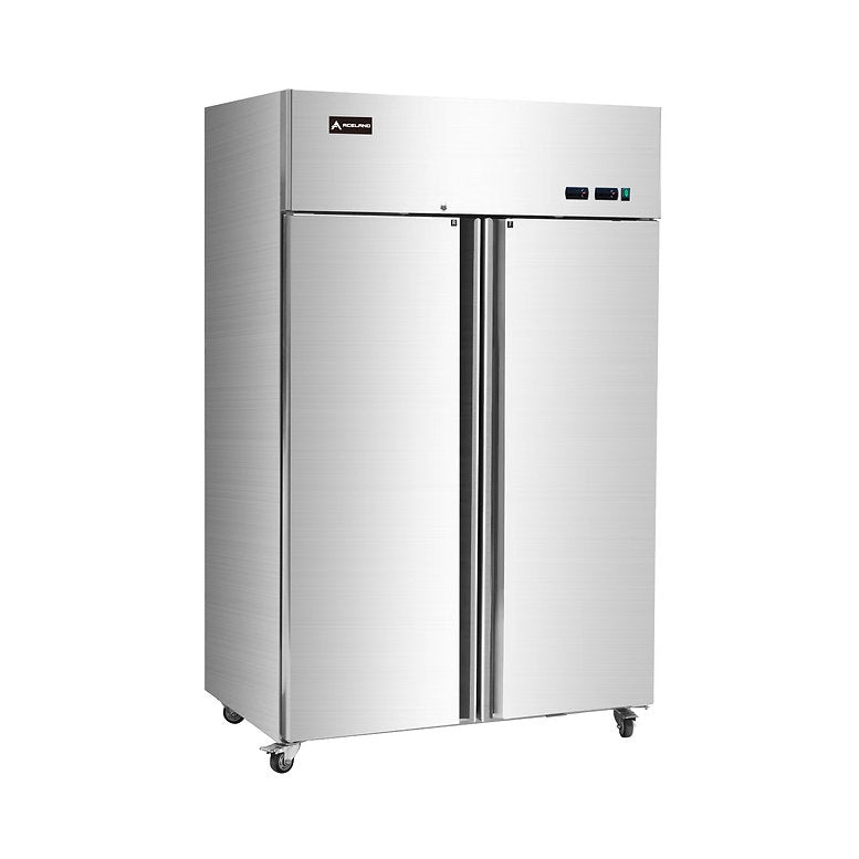 Aceland ARF-48B 48"Reach-in Double door COMBO Refrigerator and Freezer 36 Cu.Ft.