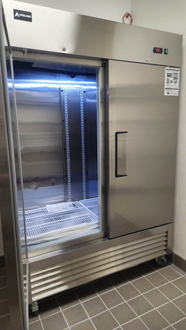 ⚡Flash Sale⚡Aceland AR-49B 54" Reach In Double Solid Door Refrigerator - 49 Cu. Ft