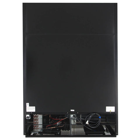 True GDM-49-HC~TSL01 54 1/8" White Two Section Glass Door Refrigerated Merchandi