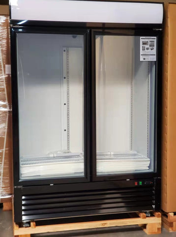Aceland APR-49BG 54.1" Double Swing Door Merchandiser Refrigerator 43 cu.ft
