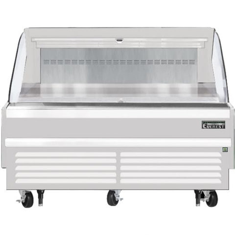 Everest EOMH-72-W-35-S White 73-1/4" Horizontal Air Curtain Merchadiser