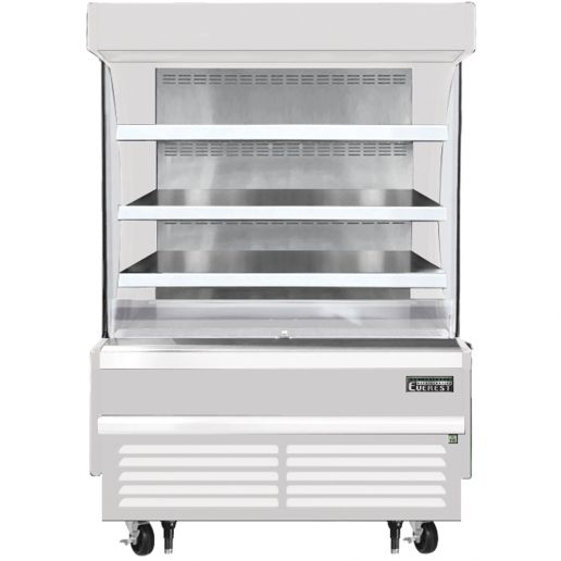 Everest EOMV-48-W-28-S White 48" Vertical Air Curtain Merchandiser