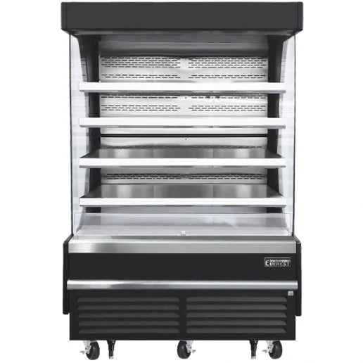 Everest EOMV-60-B-35-T Black 60" Vertical Air Curtain Merchandiser