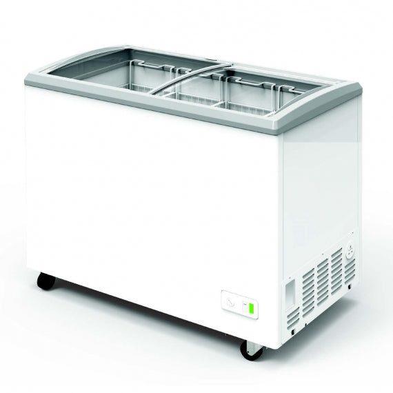 Excellence VBN-4D 38" Narrow Dual Temp Chest Refrigerator/Freezer w/ Glass Sliding Door, 5.8 cu. ft.