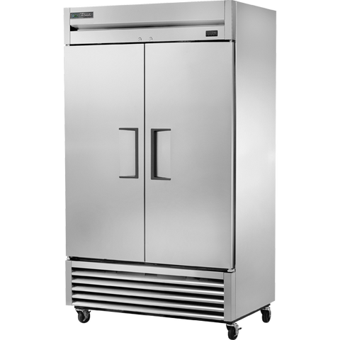 True T-43-HC 47" Two Section Reach In Refrigerator, (2) Left/Right Hinge Solid Doors, 115v