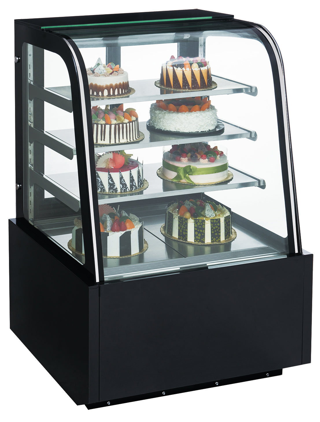 Dukers DDM36R-CB Curved Glass 36″ Cake Showcase