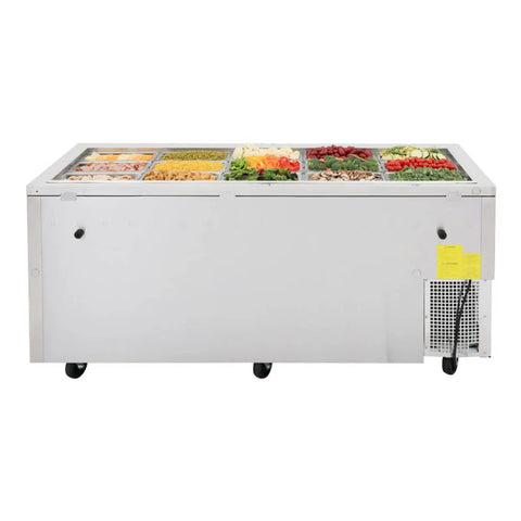 Turbo Air JBT-72-N 70" J Series Refrigerated Buffet Table, (3) Section, (15) Pan, 18.0 cu. ft.