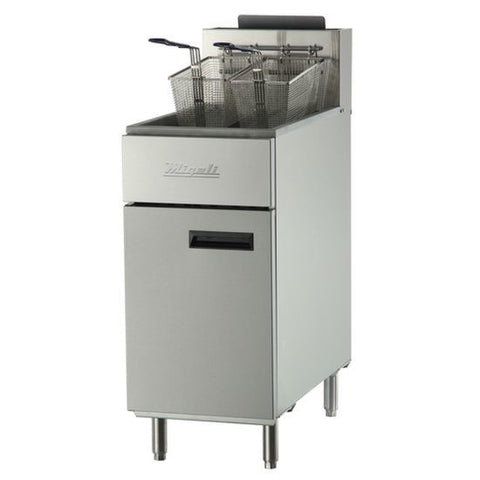 Migali C-F40-LP 40 lb Liquid Propane Fryer - 90,000 BTU