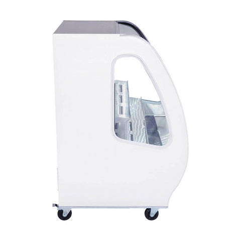 Pro-Kold DDC 40 Refrigerated Curved Glass Deli Display Case - 40"W