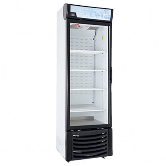 Pro-Kold DURF 16W 30.2" One Section Glass Door Freezer Merchandiser in White, 16 cu. ft.