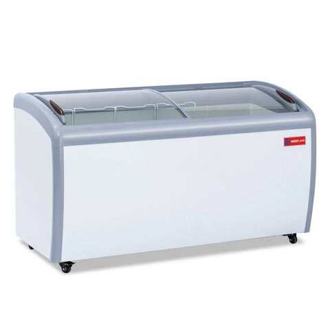 WESTLAKE 16 Cu.Ft Commercial Ice Cream Display Freezer Glass Top ETL 60"W