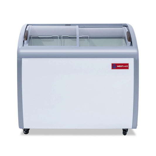 WESTLAKE 9.3 Cu.Ft Commercial Ice Cream Display Freezer Glass Top ETL 39"W