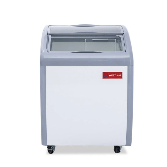 WESTLAKE 5.4 Cu.Ft Commercial Ice Cream Display Freezer Glass Top ETL 27"W