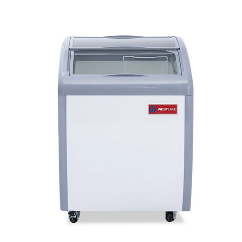 WESTLAKE 5.4 Cu.Ft Commercial Ice Cream Display Freezer Glass Top ETL 27"W