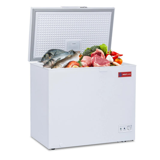 WESTLAKE 7 Cu.Ft Chest Freezer Deep Freezer with Lock CSA Listed White