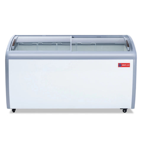 WESTLAKE 16 Cu.Ft Commercial Ice Cream Display Freezer Glass Top ETL 60"W