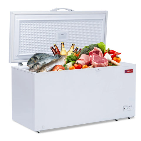 WESTLAKE 18 Cu.Ft Commercial Chest Freezer Deep Freezer with Lock ETL White