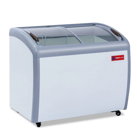 WESTLAKE 9.3 Cu.Ft Commercial Ice Cream Display Freezer Glass Top ETL 39"W