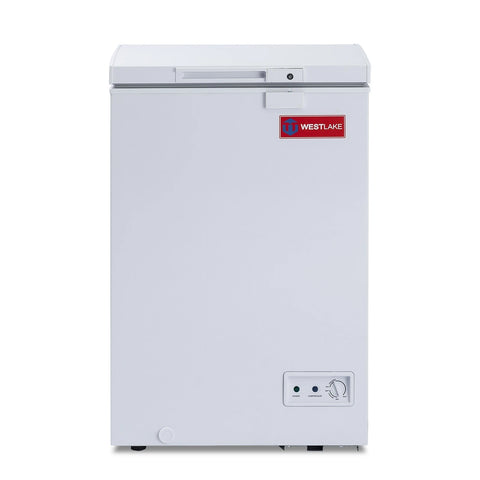 WESTLAKE 3.4 Cu.Ft Chest Freezer Deep Freezer with Lock CSA Listed White