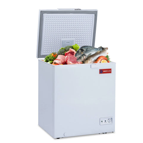 WESTLAKE 5 Cu.Ft Chest Freezer Deep Freezer with Lock CSA Listed White
