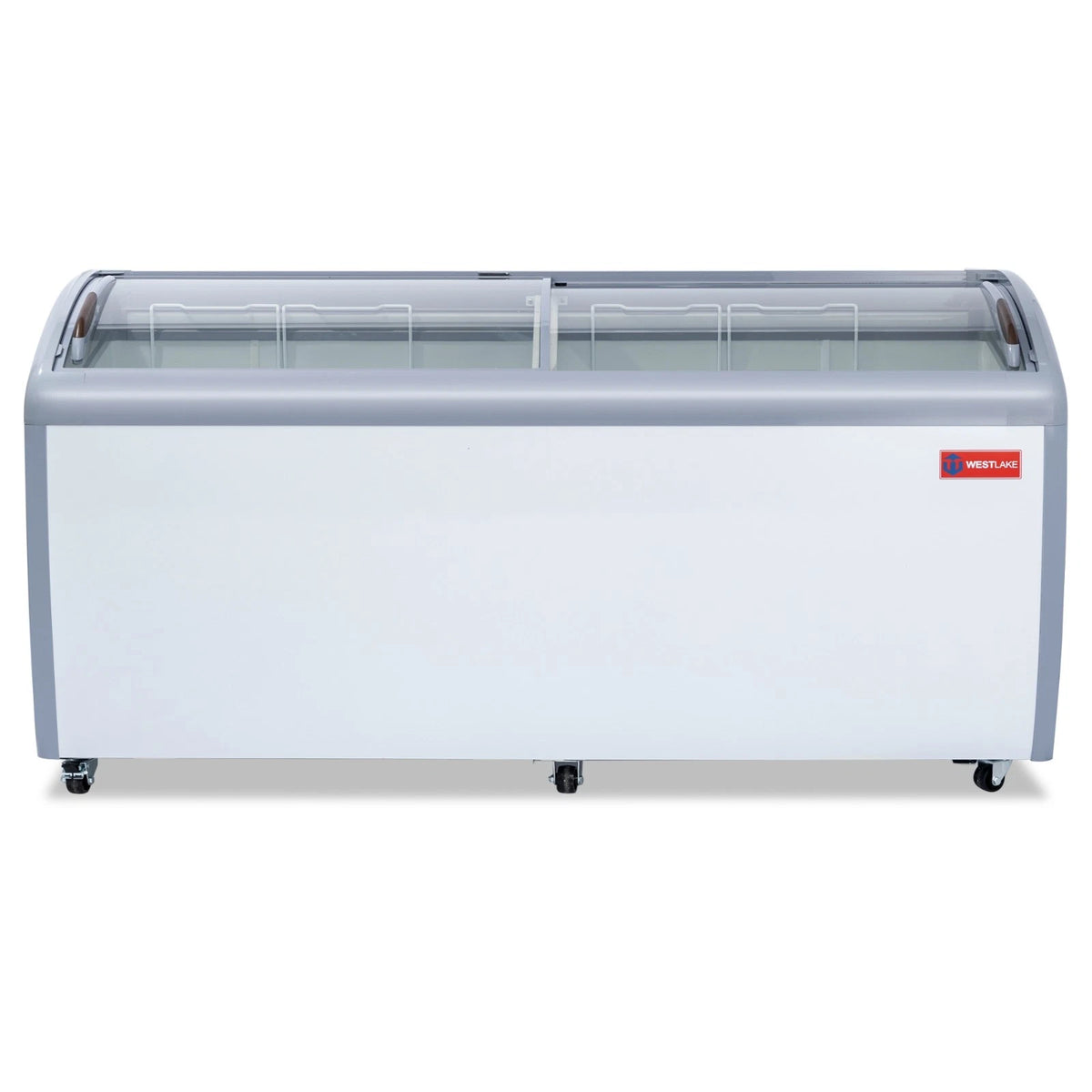 WESTLAKE 20 Cu.Ft Commercial Ice Cream Display Freezer Glass Top ETL 71"W