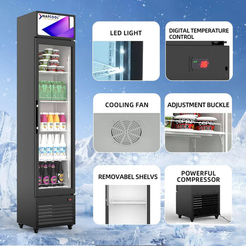 SDGR15 SLIM GLASS DOOR DISPLAY 15" Refrigerator