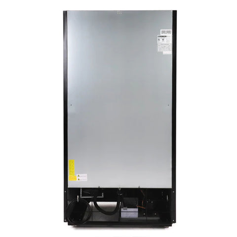 Maxx Cold MXM2-36FBHC Double Glass Door Narrow Width Merchandiser Freezer, Swing Style Door, 36 cu. ft., Black