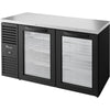True TBR60-RISZ1-L-B-GG-1, 60" 2 Swing Glass Door Back Bar Cooler