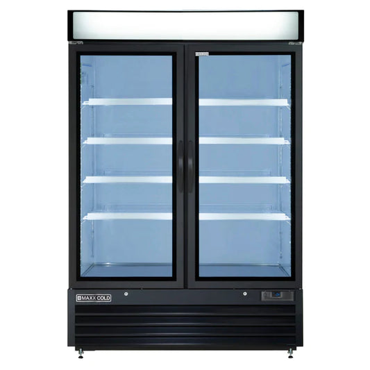 Maxximum MXM2-48FBHC Maxx Cold X-Series Freezer Merchandiser Reach-in Two-section