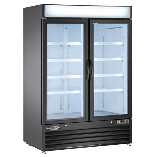 Maxximum MXM2-48FBHC Maxx Cold X-Series Freezer Merchandiser Reach-in Two-section
