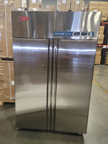 Westlake WK-48F 2 door 48" Stainless Steel Reach in Upright Freezer - 36 Cu. Ft.