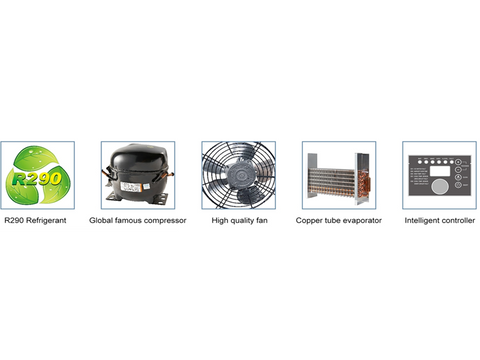 ASK-219S 220lb Under Counter Ice Machine