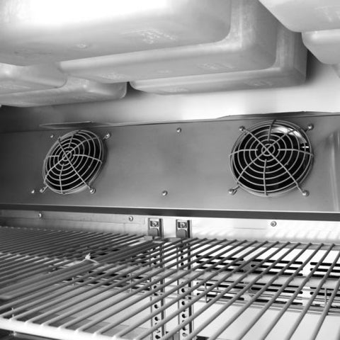 Turbo Air JBT-48-N 48"W Refrigerated Buffet Table, (9) Third-Size Pan